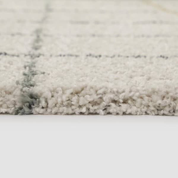 Bachri Cream 7 ft. 10 in. x 10 ft. Modern Area Rug