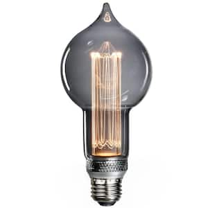 20-Watt Equivalence A80T Drop UL Dimmable Laser Cut Classic Pattern E26 LED Light Bulb in Smoke, 2200K (1-Bulb)