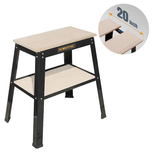 Universal Power Tool Stand, 32 in. Work Height, MDF Split Top Expands to 20 in. x 25 in.