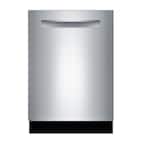 800 Series 24 in Top Control Built-In Stainless Steel Dishwasher w/CrystalDry, Stainless Steel Tall Tub, 40dBA, 6-Cycles