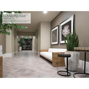 Cosmopolitan Crystal 23.62 in. x 23.62 in. Matte Porcelain Floor and Wall Tile (11.625 sq. ft. /case 3 pieces per case)