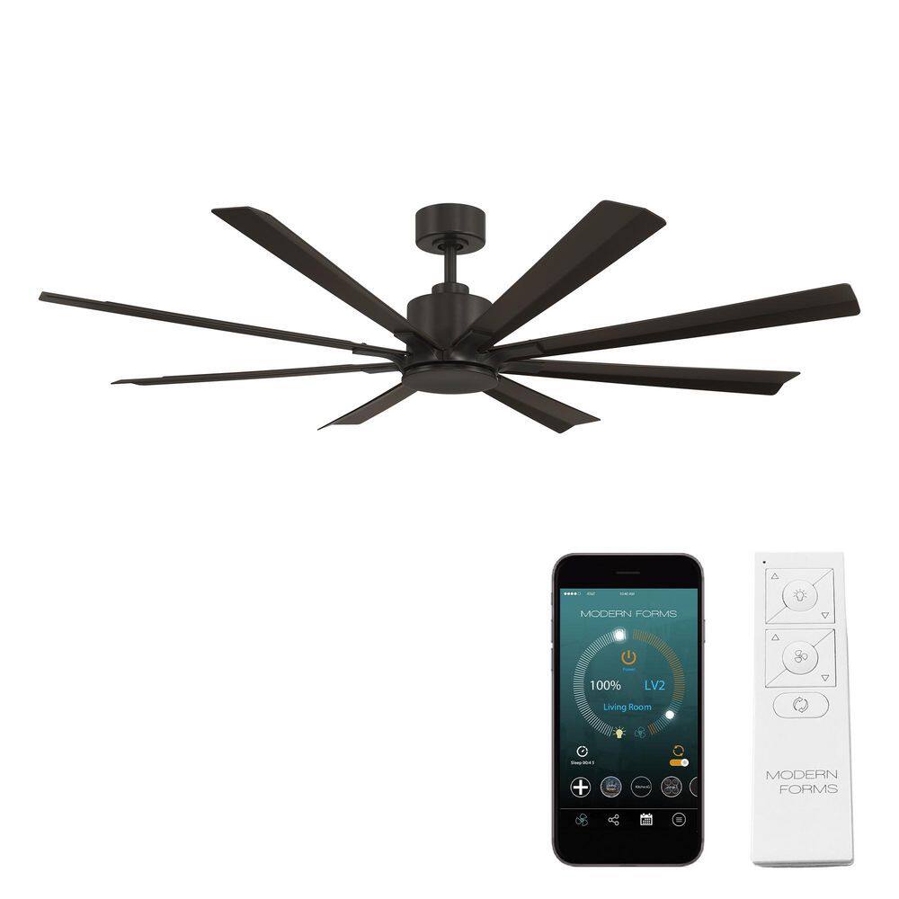 Size Matters 56 in. Smart Indoor/Outdoor Bronze Downrod Mount Windmill Ceiling Fan Selectable CCT Integrated LED price history on PriceWatchPro