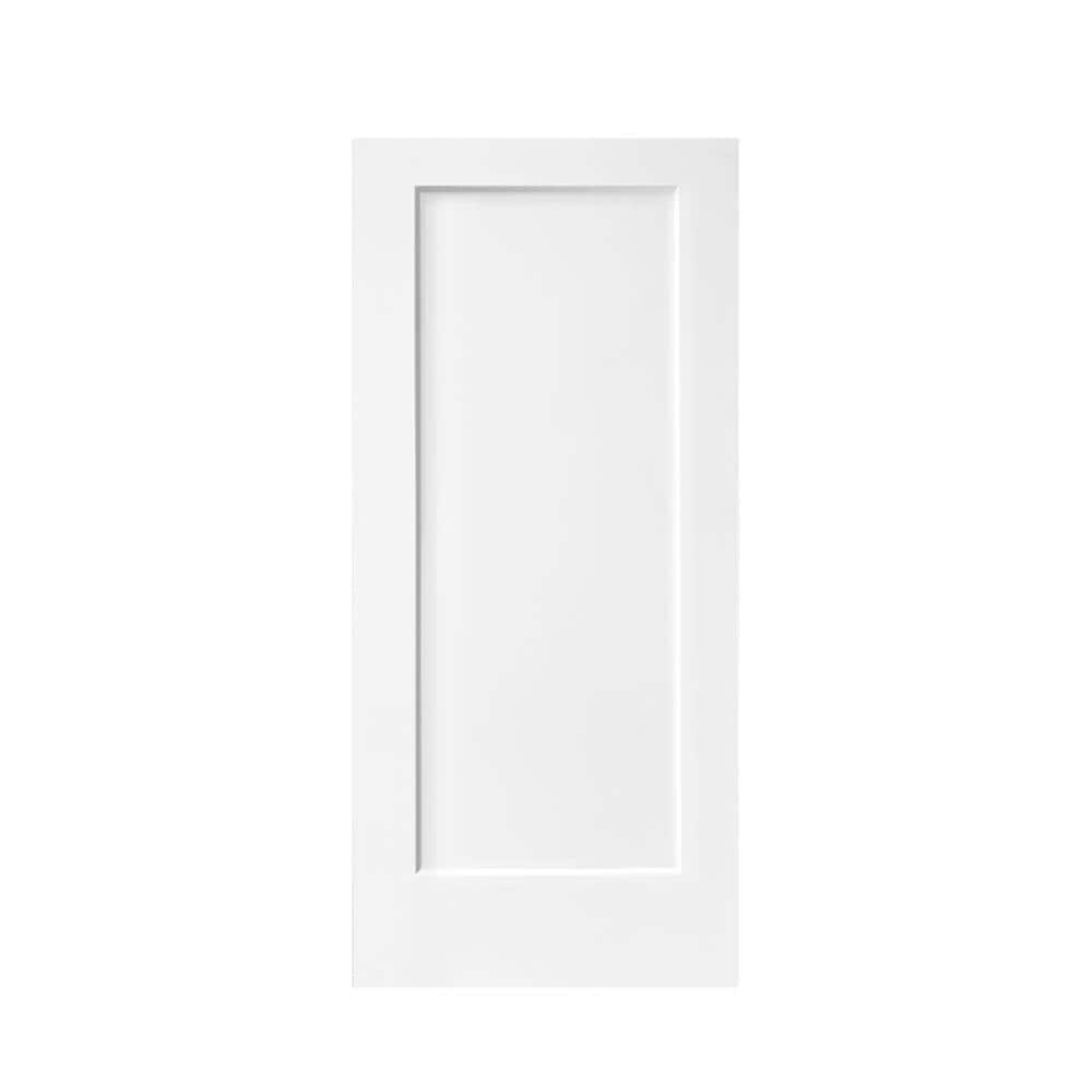 36 in. x 80 in. White Primed Composite MDF 1 Panel Interior Barn Door Slab price history on PriceWatchPro