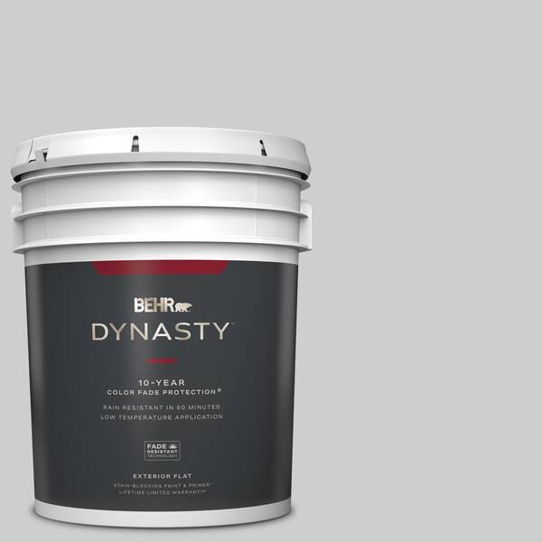 BEHR DYNASTY 5 gal. 760E2 Manhattan Mist Flat Exterior StainBlocking