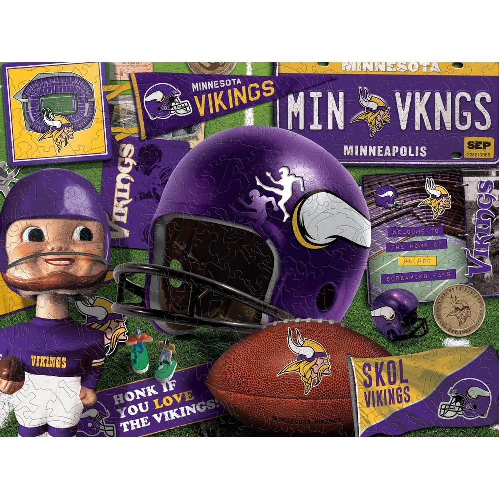 MasterPieces Officially licensed NFL Minnesota Vikings Checkers Board Game  for Families and Kids ages 6 and Up
