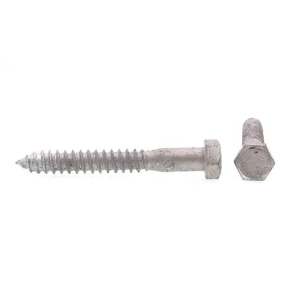 Lag Bolt Screw Hot Dipped Galvanized A307 Alloy Steel 5/8 x 3 Qty 100 