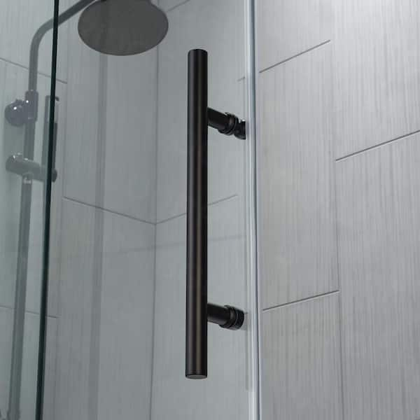 Woodbridge Aldeby 56 in. to 60 in. x 76 in. Frameless Shower