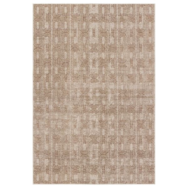 Jaipur Living Cassian Yellow 2 ft. 2 in. x 8 ft. Geometric Area Rug