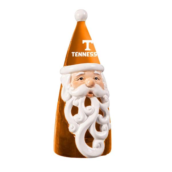 Team Sports America University of Tennessee Santa LED Christmas Garden Statuary, 8 in.