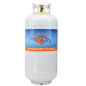 40 lbs. Empty Propane Cylinder with Overfill Protection Device Valve