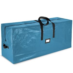 Blue Polyethylene Christmas Extra-Large Tree Storage Bag 9 ft.