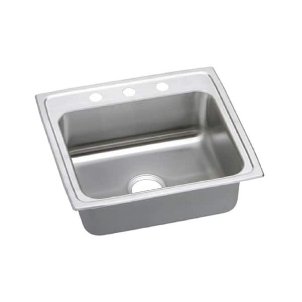 Elkay Celebrity Drop-In Stainless Steel 22 in. 3-Hole Single Bowl Kitchen Sink