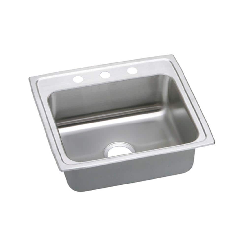 Elkay 22" Stainless Steel Single Bowl Drop-In Kitchen Sink