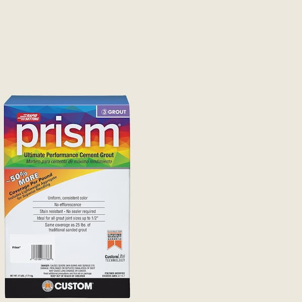 Custom Building Products Prism #381 Bright White 17 lb. Ultimate Performance Rapid Setting Grout