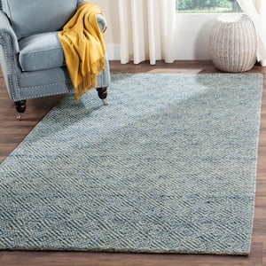 Natura Blue 6 ft. x 9 ft. Geometric Area Rug