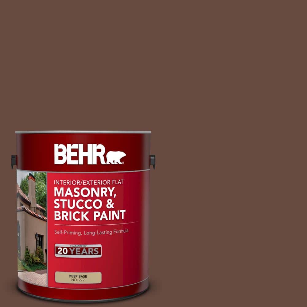 1 gal. #SC-117 Russet Flat Interior/Exterior Masonry, Stucco and Brick Pain