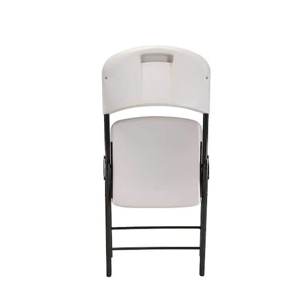 Lifetime Commercial Grade Folding Chair 4-pack White Almond 