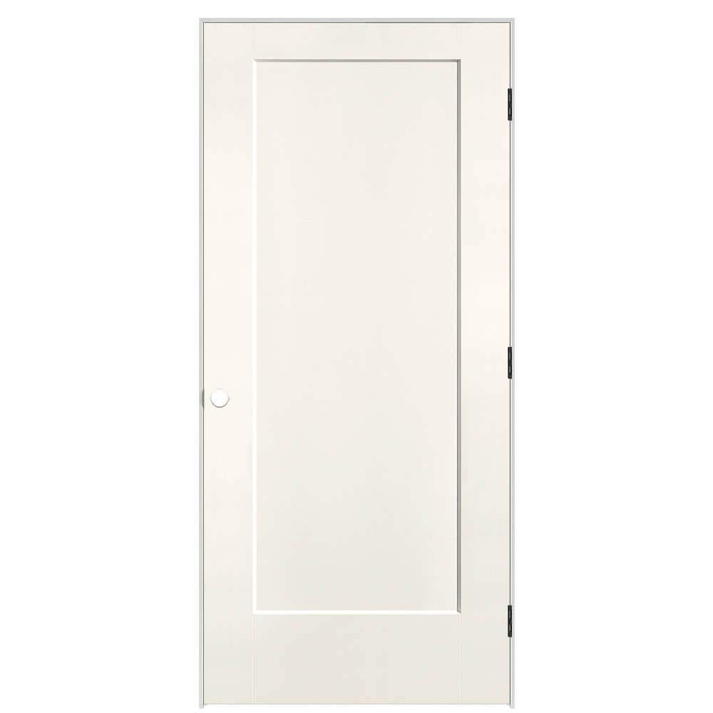 36 in. x 80 in. 1-Panel Lincoln Park Left-Hand Solid Core Ivory Keys Molded Composite Single Prehung Interior Door price history on PriceWatchPro