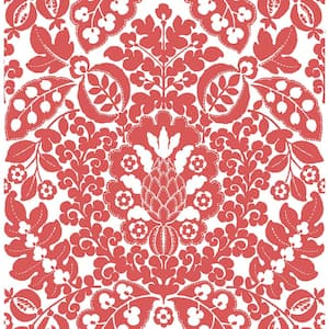 Marni Red Fruit Damask Wallpaper