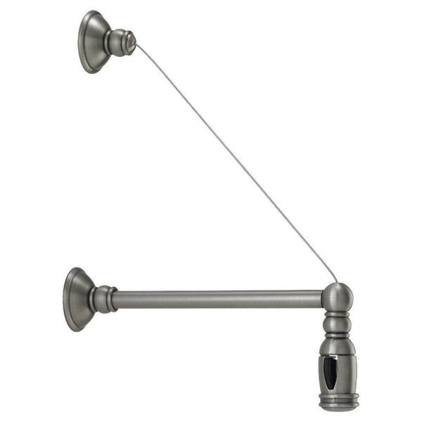 Generation Lighting Ambiance Antique Brushed Nickel Traditional Rail Wall Support