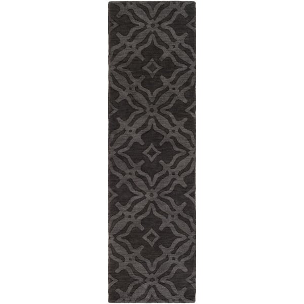 Artistic Weavers Metro Ramona Onyx Black 2 ft. x 12 ft. Indoor Runner Rug
