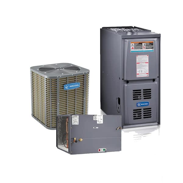MRCOOL MX 5 Ton 14 SEER 60000 BTU Split System R410A Horizontal Coil 95% AFUE 135000 BTU Furnace