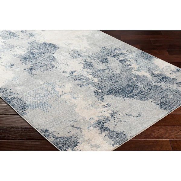 Amore Gray 9 ft. x 13 ft. Abstract Indoor Area Rug