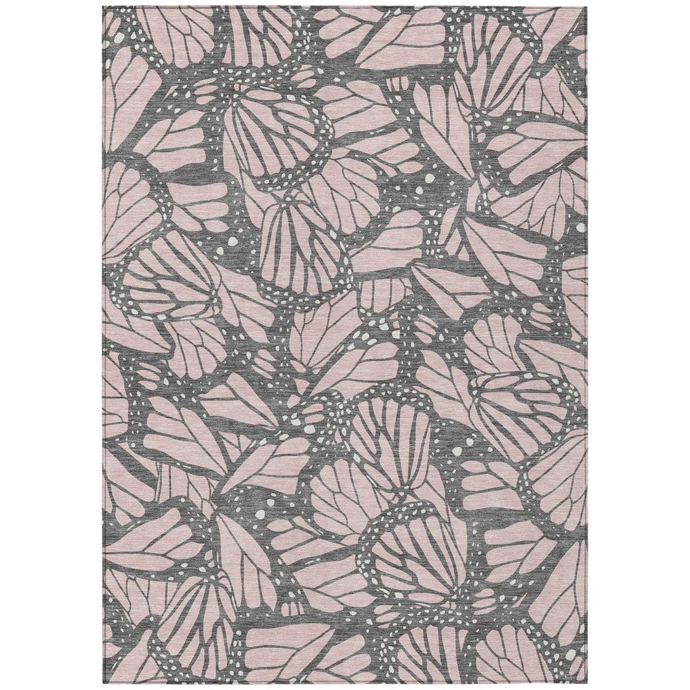 Chantille Machine Washable Indoor/Outdoor Abstract ACN2846 Pink 8 ft. x 10 ft. Area Rug price history on PriceWatchPro