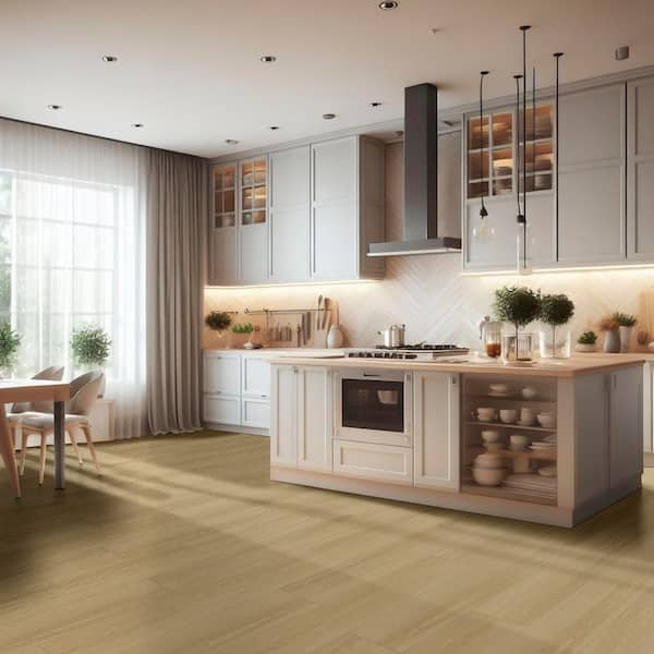 Pacific Pine 22 MIL x 9 in. W x 48 in. L Waterproof Click Lock Luxury Vinyl Plank Flooring (20.95 sq.ft./case)