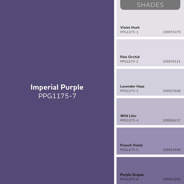 Glidden Premium 1 qt. PPG1175-7 Imperial Purple Flat Exterior
