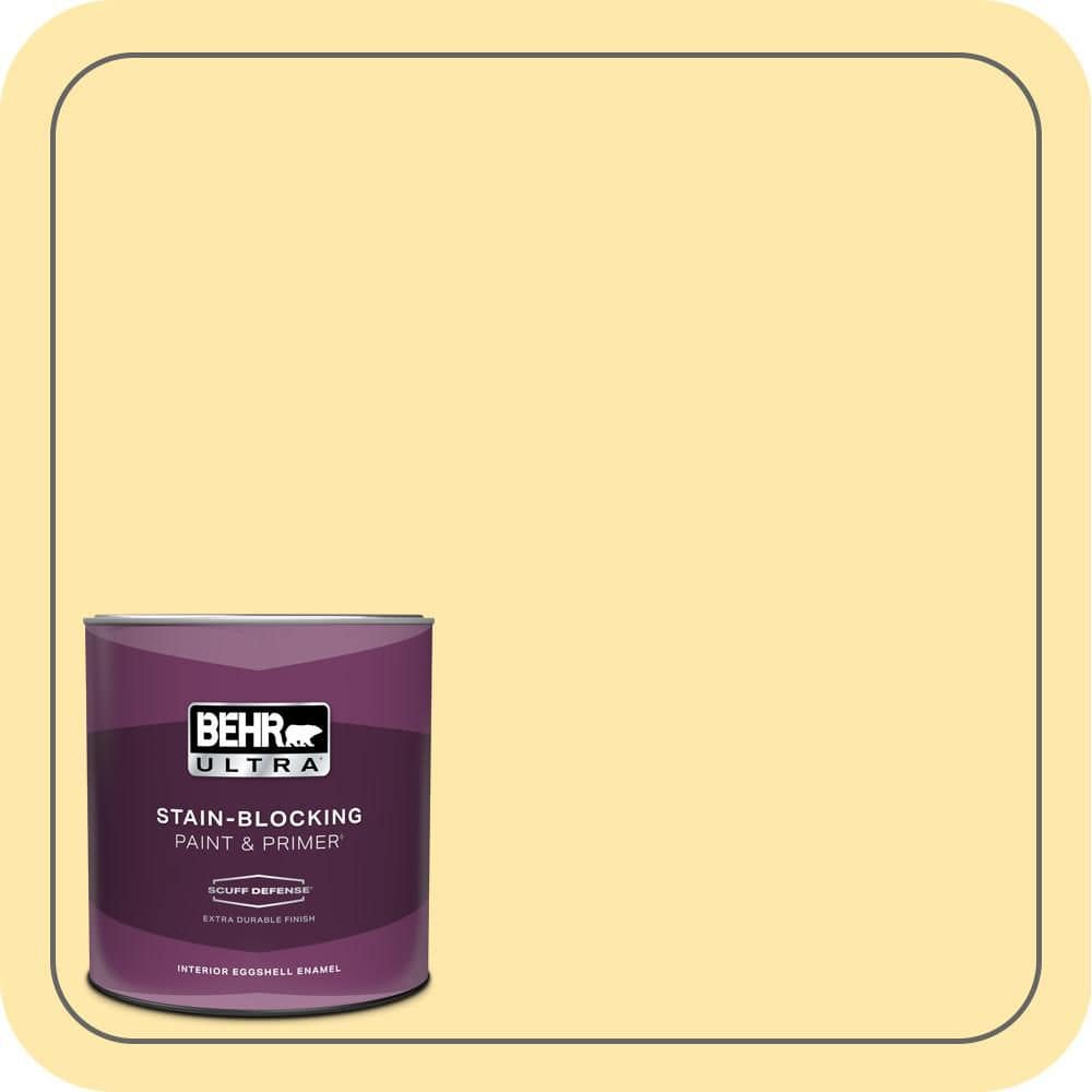 1 qt. #PPH-02 Corn Extra Durable Eggshell Enamel Interior Paint & Primer product image for price tracking