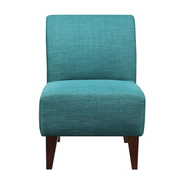 Unbranded North Accent Slipper Teal Side Chair