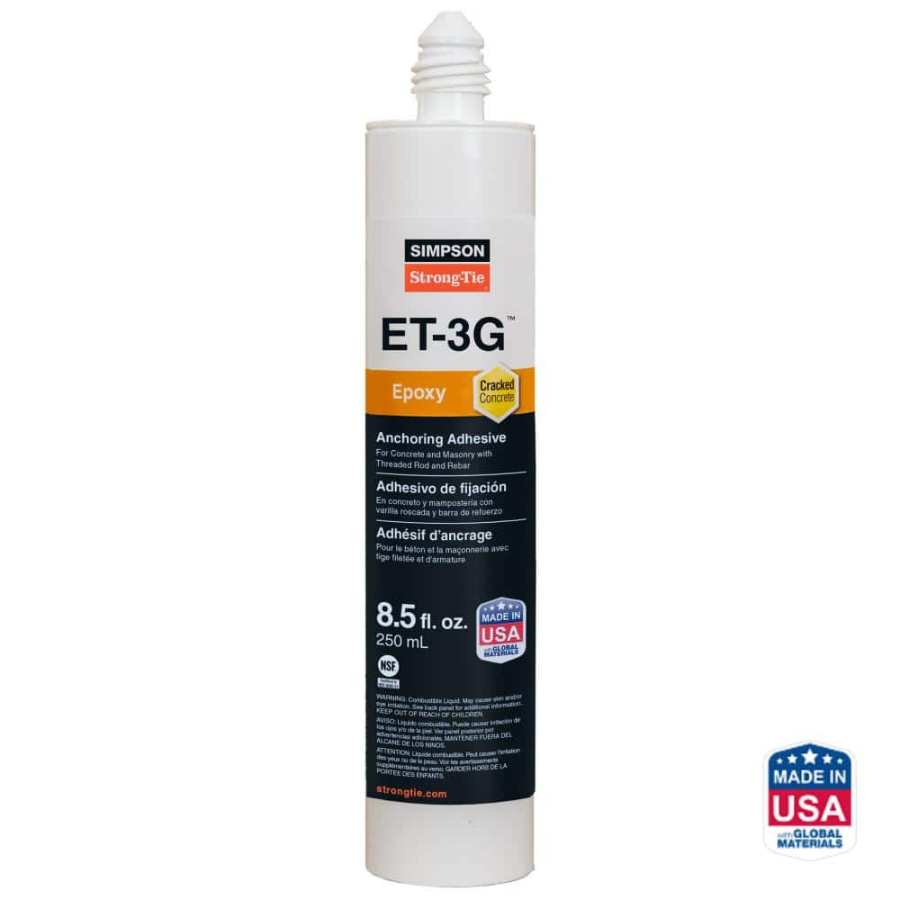 Reviews for Simpson Strong-Tie ET-3G 8.5 oz. Epoxy Adhesive Cartridge ...