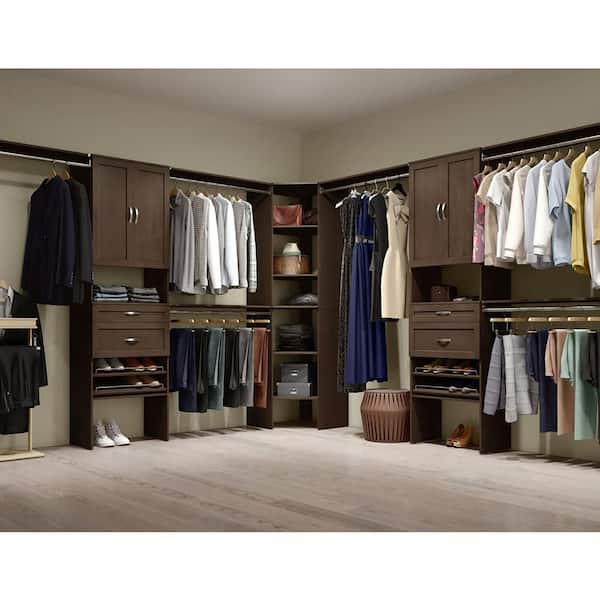 Style+ 5 in. x 25 in. Chocolate Shaker Drawer Kit for 25 in. W Style+ Tower