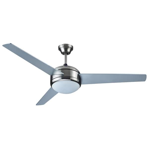 Design House Treviento 52 in. Indoor Satin Nickel Ceiling Fan with Light