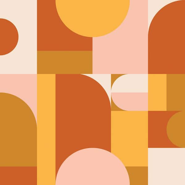 Boxanne Orange Peel and Stick Wallpaper Sample