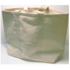 Natural Canvas Water Resistant Contractor Tote Bag