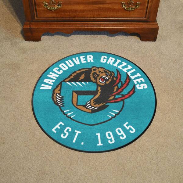 FANMATS NBA Retro Vancouver Grizzlies Teal 2 ft. x 3 ft. Starter