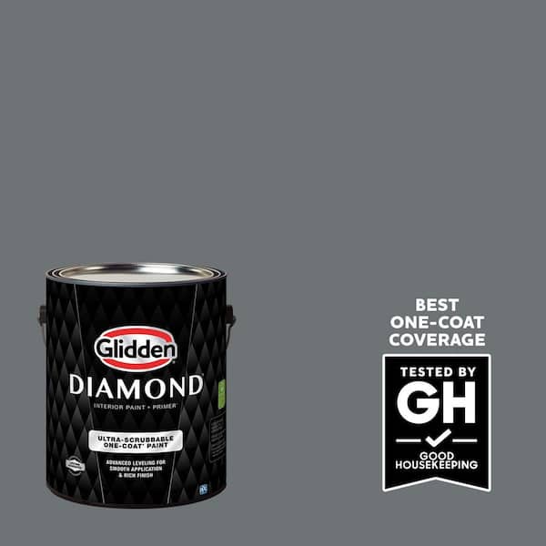 Glidden Diamond 1 gal. PPG1011-5 Improbable Flat Interior Paint with Primer
