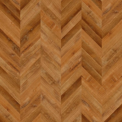 Chevron Trail Oak 22 MIL x 12 in. W x 28 in. L Click Lock Waterproof Luxury Vinyl Plank Flooring (18.9 sq. ft./Case)