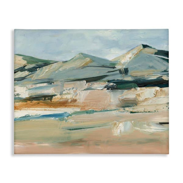 Stupell Industries Neutral Hued Mountains by Ethan Harper Unframed Nature Graphic Art Print 36 in. x 48 in.