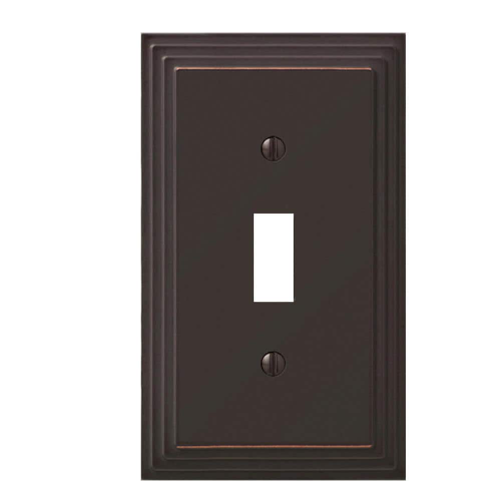 Steps 1-Gang Aged Bronze Toggle Metal Wall Plate price history on PriceWatchPro