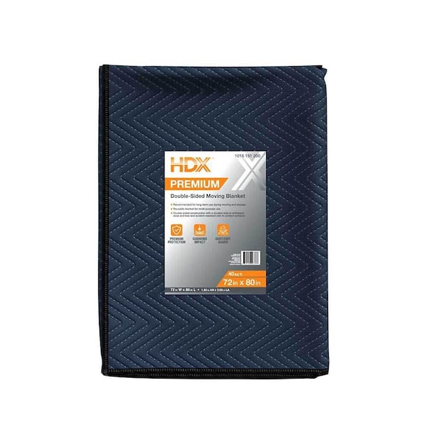 72 in. x 80 in. Premium Moving Blanket (2-Pack)