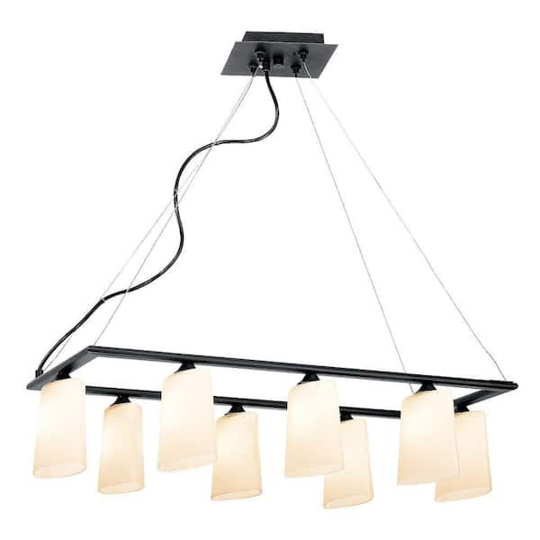 Access Lighting 8-Light Chandelier Oil Rubbed Bronze Finish  Opal Glass -DISCONTINUED