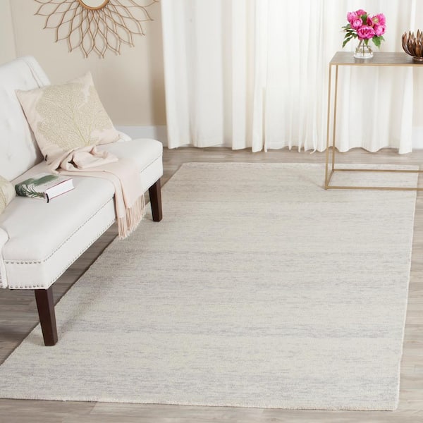 Himalaya Silver Doormat 2 ft. x 3 ft. Solid Area Rug