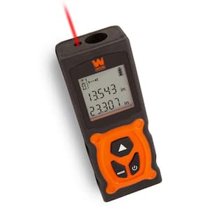 120-Foot Multi-Unit Compact Digital Laser Distance Measure with Backlit LED Screen