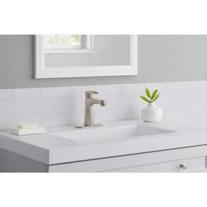 Kendrick Single Hole Single-Handle Bathroom Faucet in Brushed Nickel