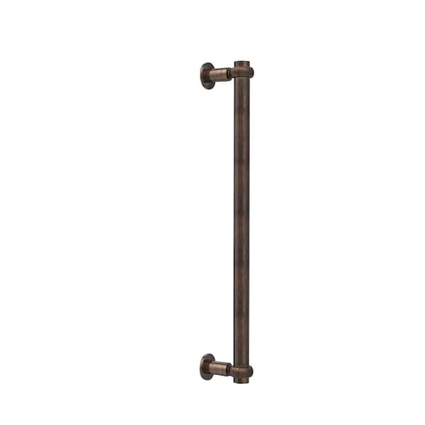 Allied Brass Contemporary 18 in. Back to Back Shower Door Pull in Venetian Bronze