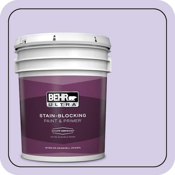 BEHR ULTRA 5 gal. #640A-3 Potentially Purple Extra Durable Eggshell Enamel Interior Paint & Primer