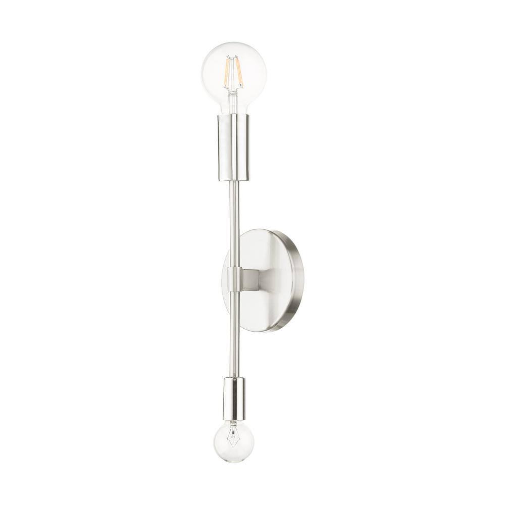 Blairwood Brushed Nickel 2-Light ADA Compliant Wall Sconce